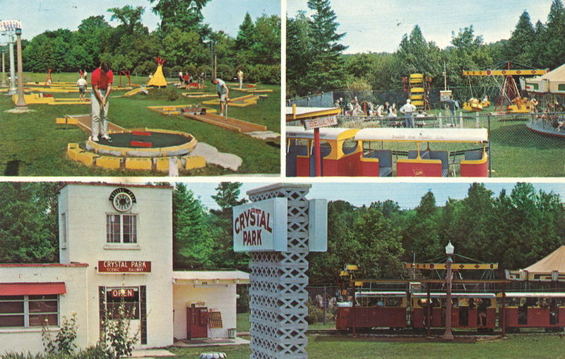 Crystal Park - Vintage Postcard